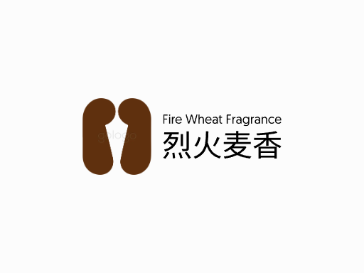 烈火麦香啤酒Logo标志设计