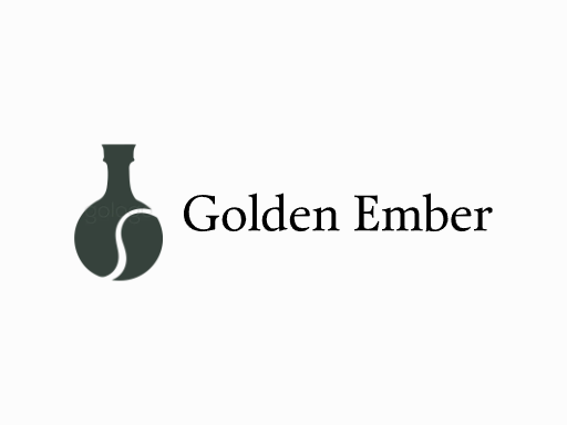 Golden Ember无醇啤酒Logo标志设计