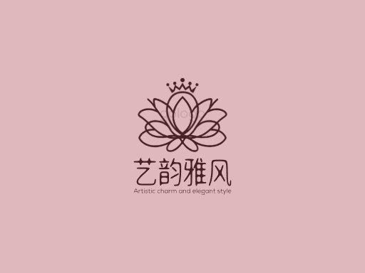 艺韵雅风艺术Logo标志设计