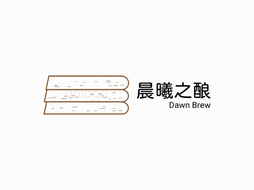 晨曦之酿白啤酒Logo标志设计