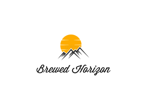 Brewed Horizon罐装啤酒Logo标志设计