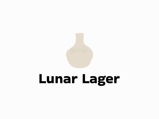 Lunar Lager生啤Logo标志设计