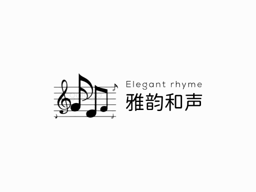 雅韵和声钢琴Logo标志设计