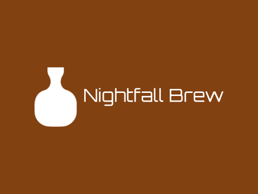 Nightfall Brew麦芽啤酒Logo标志设计