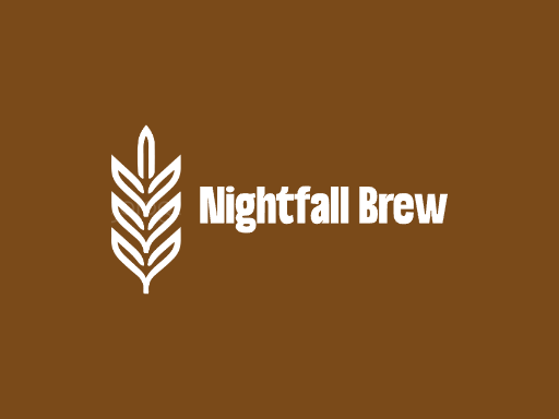 Nightfall Brew定制Logo标志设计