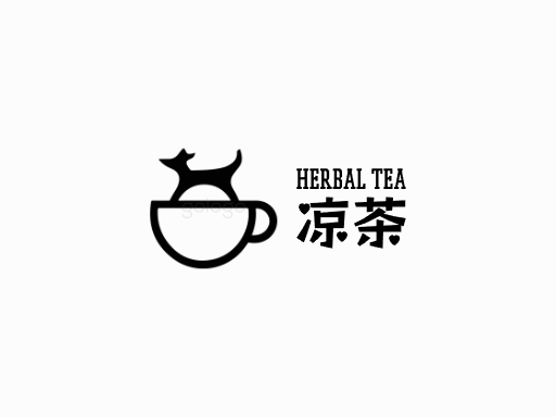 凉茶凉茶Logo标志设计