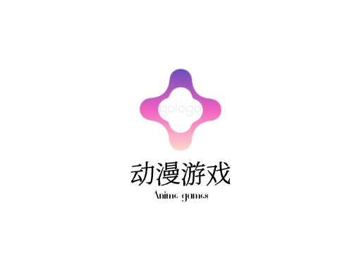 动漫游戏彩色Logo标志设计