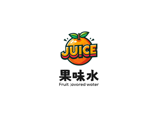 果味水果味水Logo标志设计