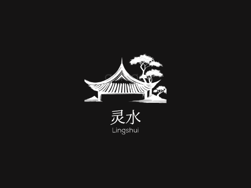 灵水茶饮料Logo标志设计