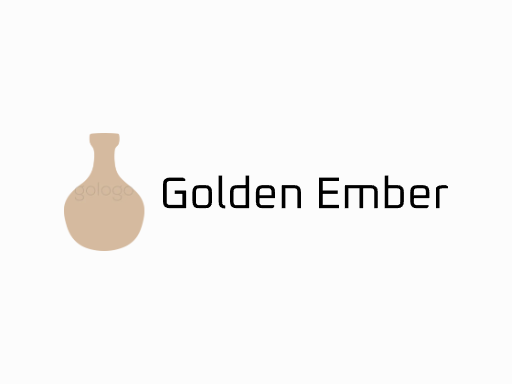 Golden Ember无醇啤酒Logo标志设计