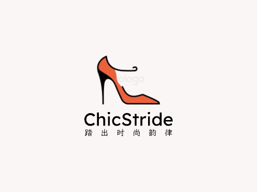 ChicStride女鞋Logo标志设计