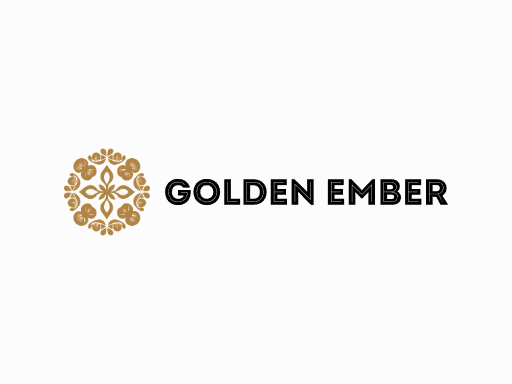 Golden Ember无醇啤酒Logo标志设计