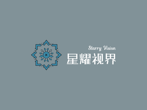 星耀视界网红Logo标志设计