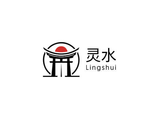 灵水茶饮料Logo标志设计