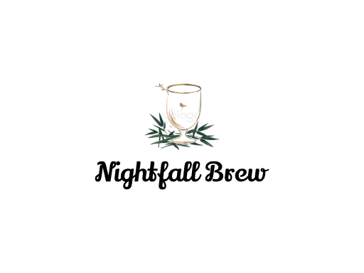 Nightfall Brew麦芽啤酒Logo标志设计