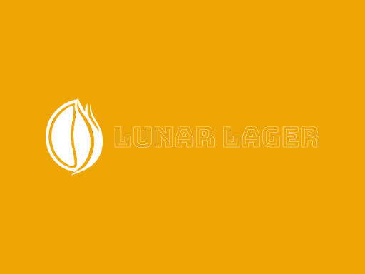 Lunar Lager生啤Logo标志设计