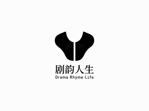 剧韵人生剧情Logo标志设计