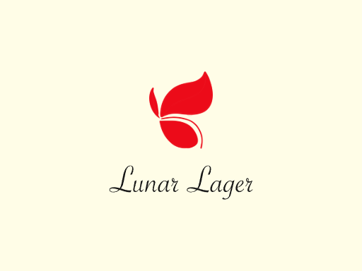 Lunar Lager生啤Logo标志设计