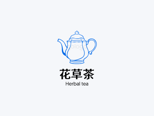 花草茶花草茶Logo标志设计