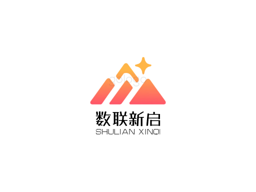 数联新启上线Logo标志设计