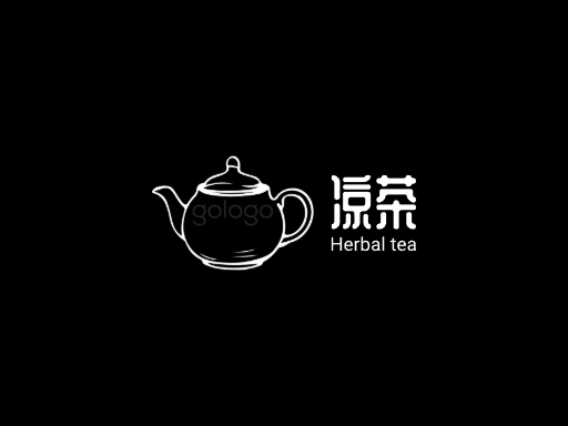 凉茶凉茶Logo标志设计