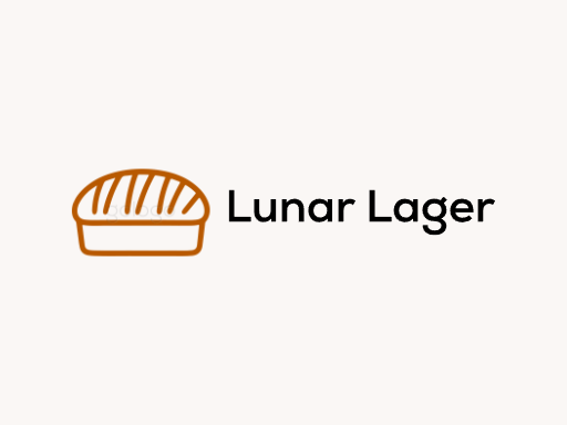 Lunar Lager生啤Logo标志设计