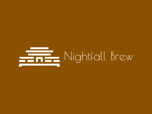 Nightfall Brew麦芽啤酒Logo标志设计