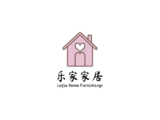 乐家家居家居Logo标志设计