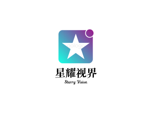 星耀视界网红Logo标志设计