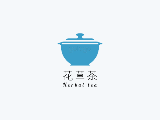 花草茶最全Logo标志设计