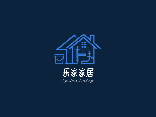 乐家家居家居Logo标志设计