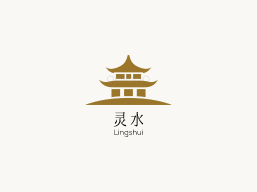 灵水茶饮料Logo标志设计