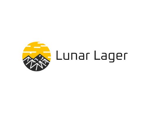 Lunar Lager生啤Logo标志设计