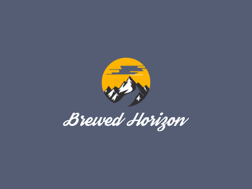 Brewed Horizon罐装啤酒Logo标志设计