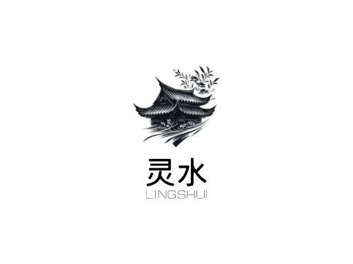 灵水茶饮料Logo标志设计