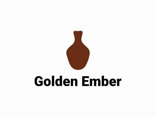 Golden Ember无醇啤酒Logo标志设计