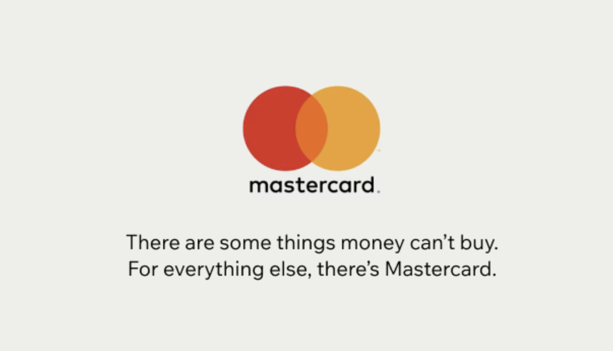 Mastercard的口号