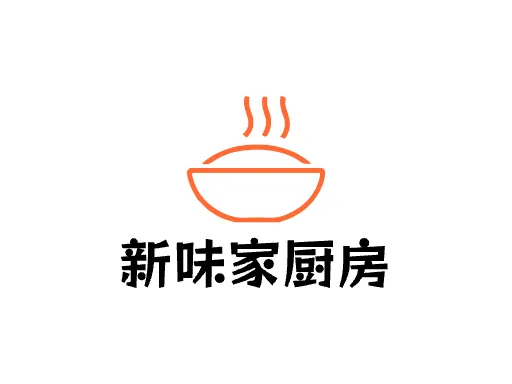 新味家厨房 Logo标志设计