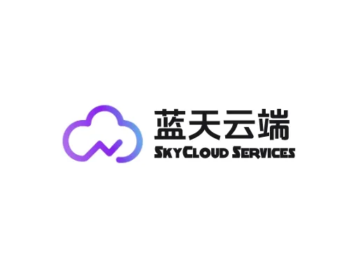 蓝天云端Logo标志设计