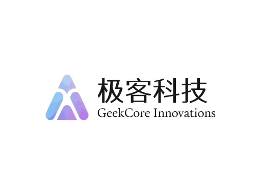 极客科技Logo标志设计