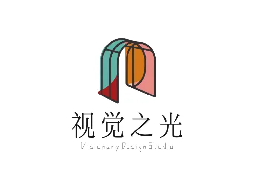 视觉之光Logo标志设计