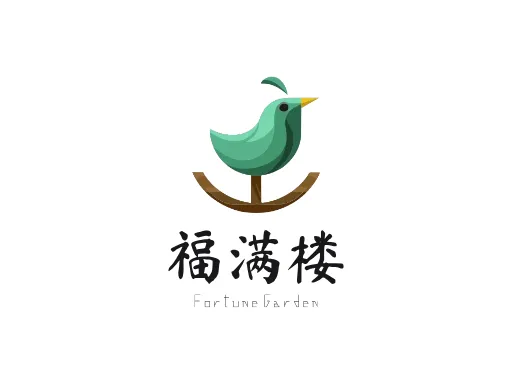 福满楼Logo标志设计