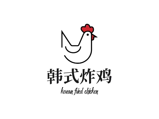韩式炸鸡LOGO图标设计