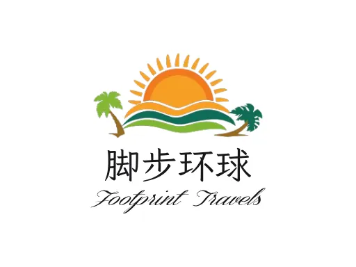 脚步环球Logo标志设计