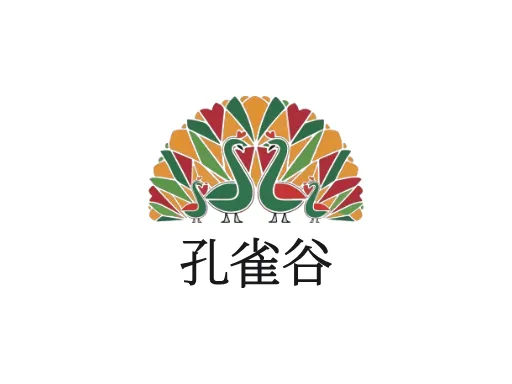 孔雀谷店铺logo设计