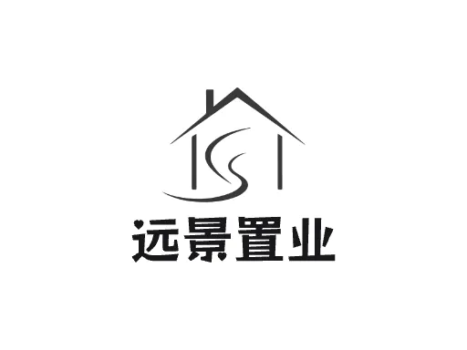 远景置业店铺logo设计