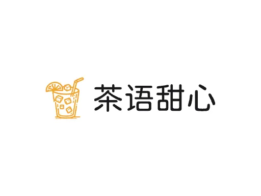 茶语甜心店铺logo头像设计