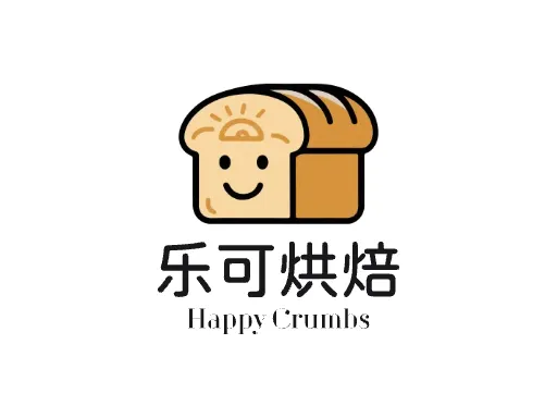 乐可烘焙logo设计