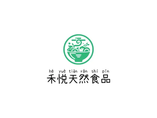 禾悦天然食品门店logo设计