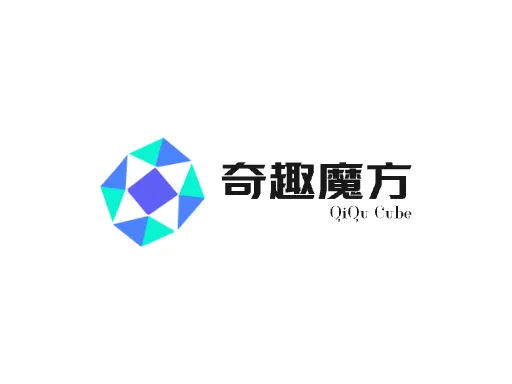 奇趣魔方门店logo设计